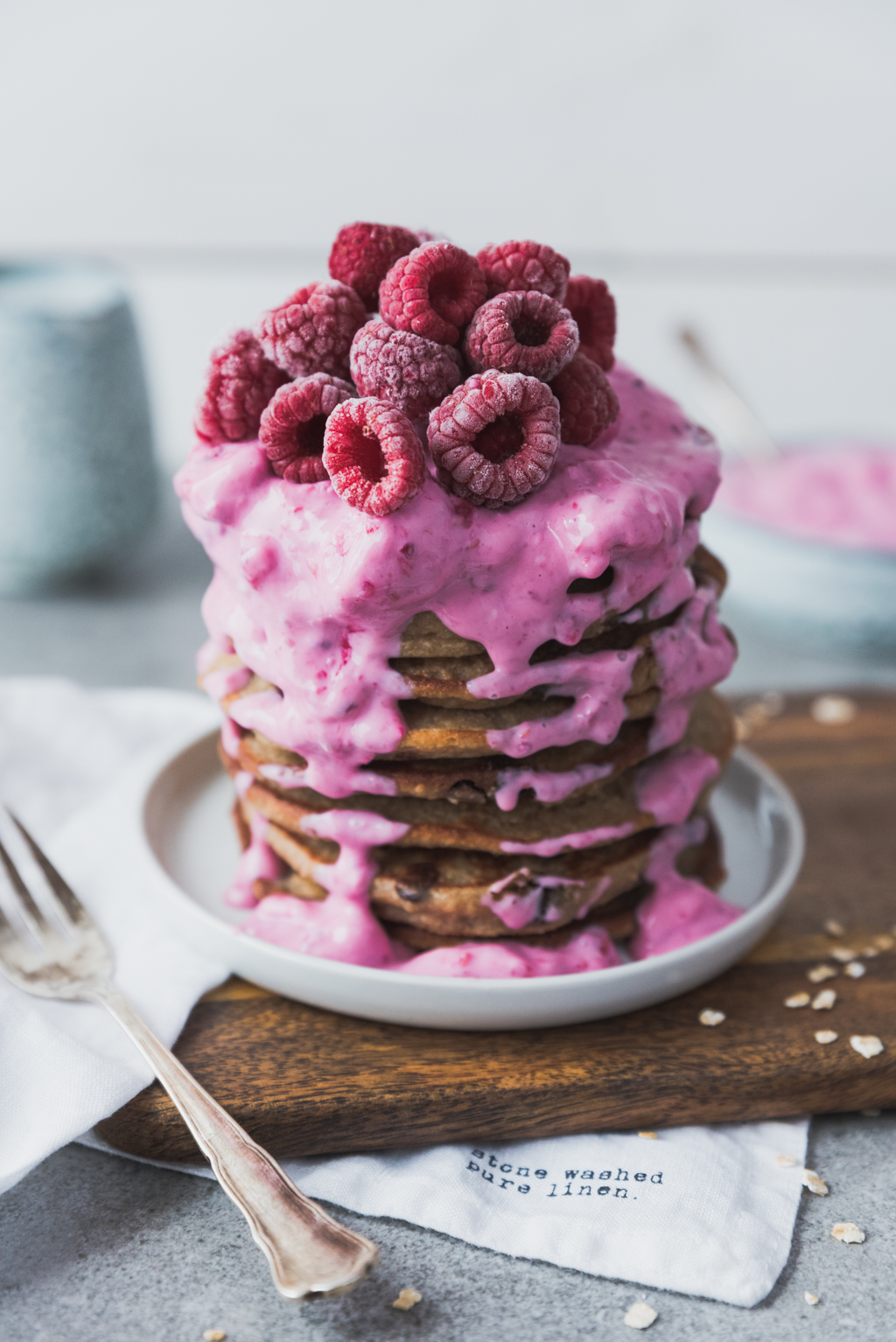 Vegane Pancakes mit Schokostückchen | NataschaKimberly Vegane Pancakes mit Schokostückchen | NataschaKimberly